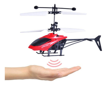 HELICOPTERO DRON SENSOR MANO