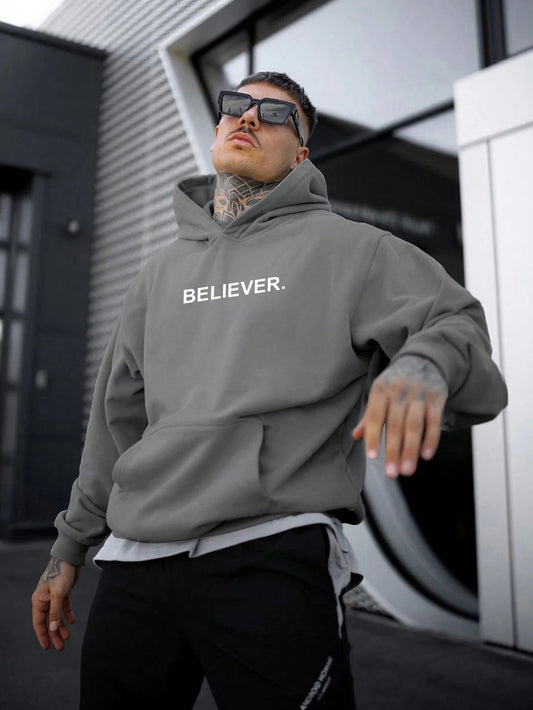 Hoodie "BELIEVER" – Actitud y Estilo Casual